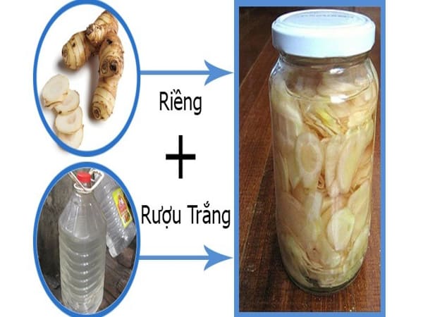 Củ Riềng ngâm rượu có tác dụng gì