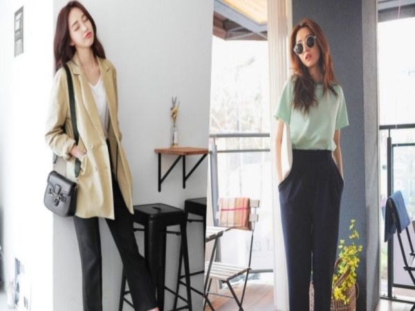 Mix layer cùng áo khoác jeans dáng lửng